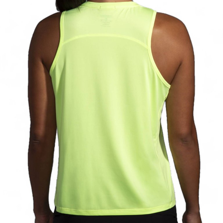 Women's Sprint Free Tank 2.0 Top In Light Lime/interval Gradient