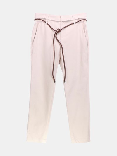 Brunello Cucinelli Brunello Cucinelli Women's Beige Belted Slim Fit Trousers Pants & Capri - 4 product