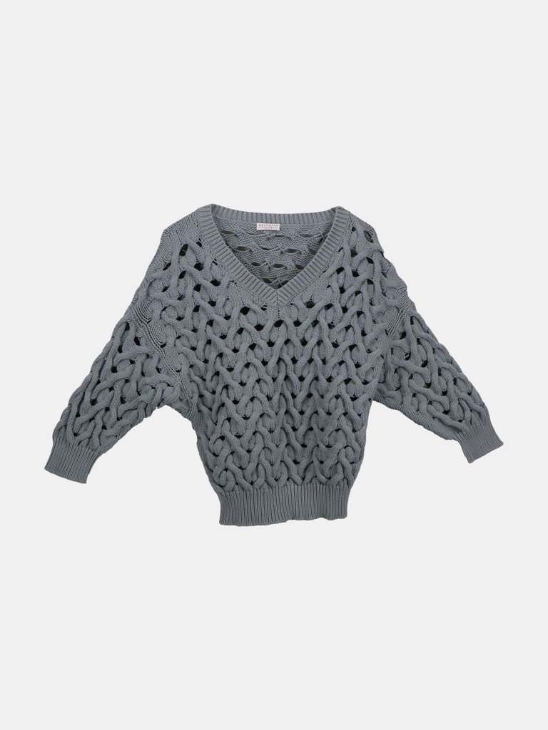 Grey shop designer sweater