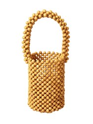 ALILA Wooden Beads Bucket Bag