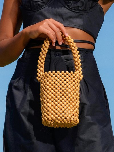 BRUNNA CO ALILA Wooden Beads Bucket Bag product
