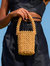 ALILA Wooden Beads Bucket Bag - Beige