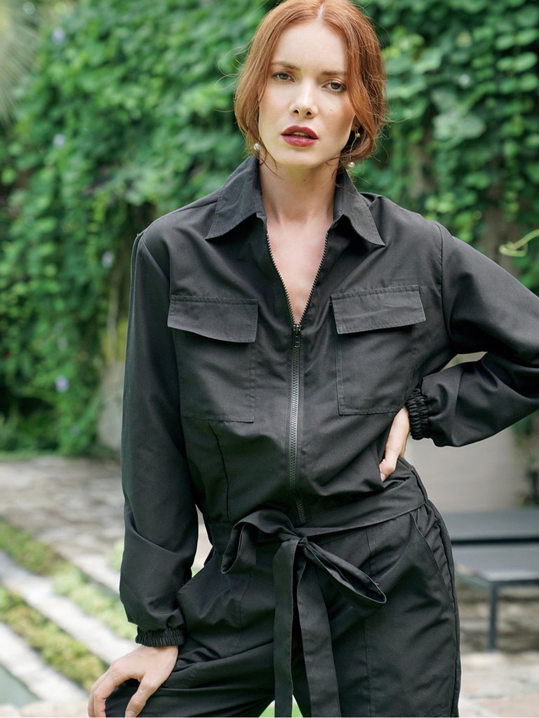 AMELIA Recycled Utility Jumpsuit