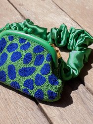 Arnoldi Jade Hand-Beaded Clutch Bag