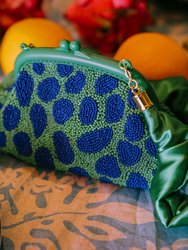 Arnoldi Jade Hand-Beaded Clutch Bag