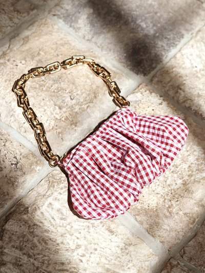 BRUNNA CO AWAN Ruffle Bag In Red Gingham product