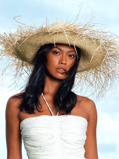 BRUNNA CO Catalina Frayed Straw Hat product