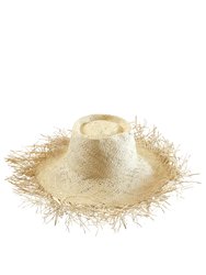 Catalina Frayed Straw Hat