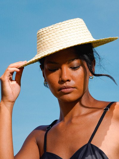 BRUNNA CO CELESTE Woven Straw Hat product