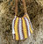 COLETTE Macrame Beach Bag In Yellow X Brown - Yellow/Brown