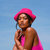 GANI Crochet Hat in Hot Pink