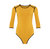Girl Two Tone Eco Bodysuit - Canary Yellow