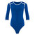 Girl Two Tone Eco Bodysuit In Sea Blue
