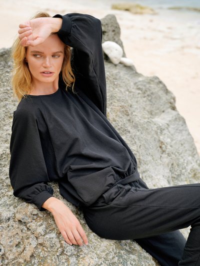 BRUNNA CO HALEY Bamboo Fleece Sweaters - Black product