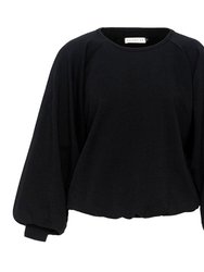 HALEY Bamboo Fleece Sweaters - Black