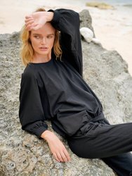 HALEY Bamboo Fleece Sweaters - Black - Black