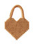 Hati Heart Wood-Beaded Tote Bag