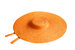 LOLA Wide Brim Jute Straw Hat in Orange