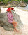 Lola Wide Brim Jute Straw Hat In Red