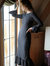 Marjorie Bamboo Ruffle Dress In Black - Black