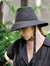 Meg Jute Straw Hat In Black