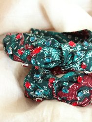 Merah Peacock Headband