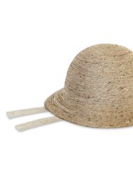 Nala Safari Jute Straw Hat In Nude