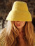 Naomi Jute Bucket Hat In Yellow - Yellow