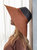 Riri Duo Jute Straw Hat In Burnt Sienna And Black