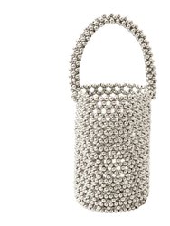 Silva Metallic Beads Bucket Bag