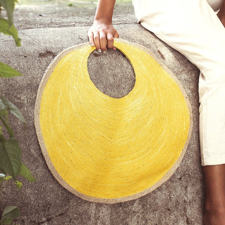 Solo Citroen Jute Bag - Yellow