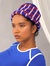 Sorority Plaid Crochet Hat - Red & Blue