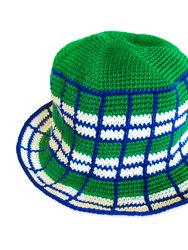 Wimbledon Plaid Crochet Hat