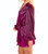 Adeline Sequin Wrap Dress In Feelin Fine