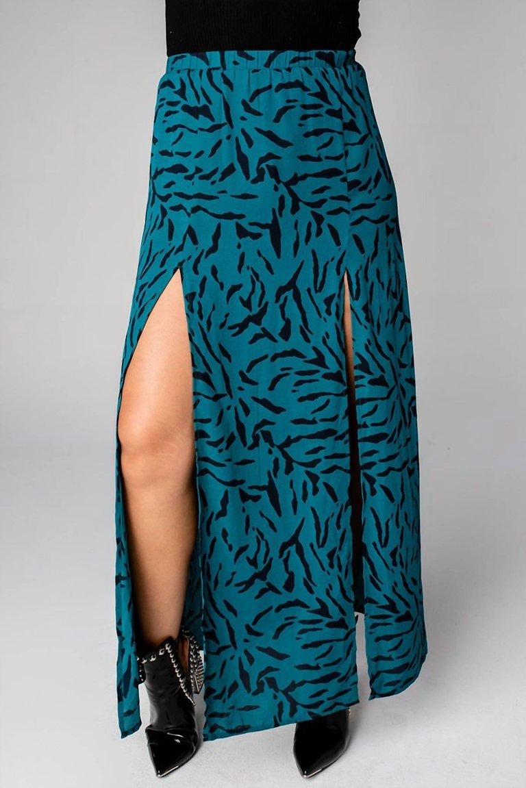 Bridget Maxi Skirt In Juniper - Juniper