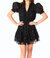 Clementine Comet Mini Dress - Black