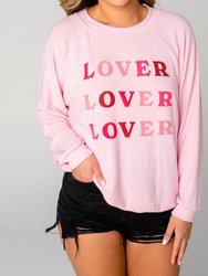 Courtney Lover Lover Lover Sweatshirt - Pink