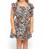 Girl's Shiloh Flutter Sleeve Dress In Cheetah - Cheetah