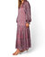 Greta Long Sleeve Maxi Dress In Forget Me Not