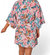 Hadid Short Robe In Fleurish