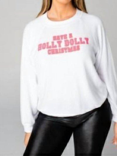 BUDDYLOVE Holly Dolly Christmas Sweatshirt In White product