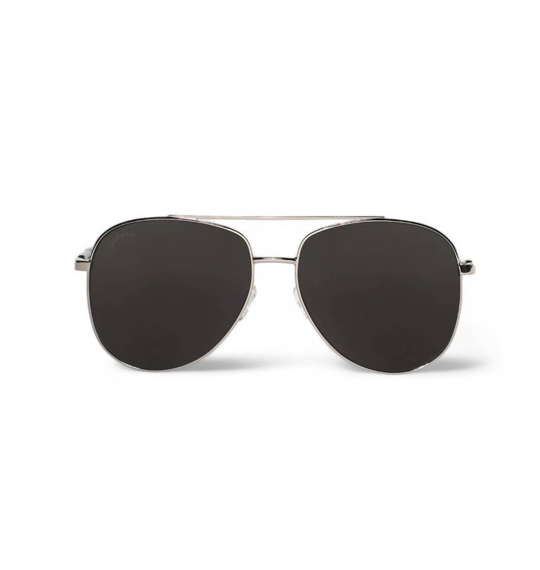 Maverick Aviators Sunglasses In Black - Black