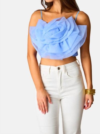 BUDDYLOVE Petal Flower Top In Riviera product