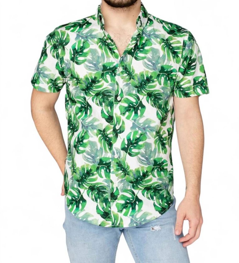 Robert Button Down Dress Shirt In Maui - Maui