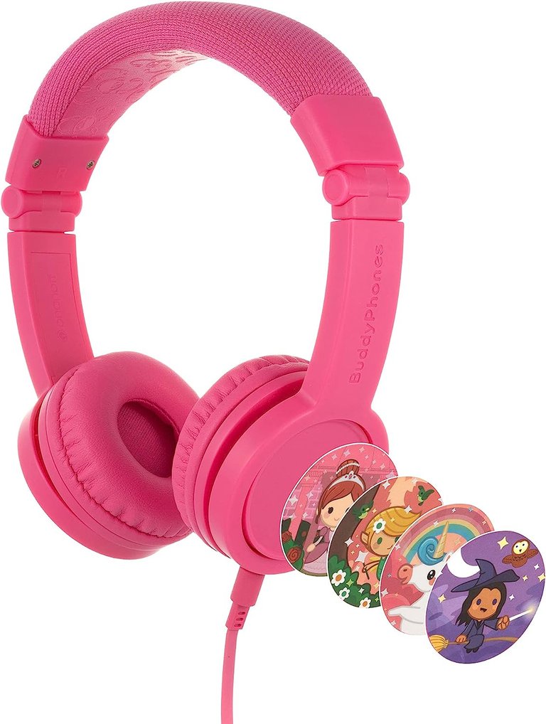 Explore Plus Foldable Headphone With Mic - Rose Pink