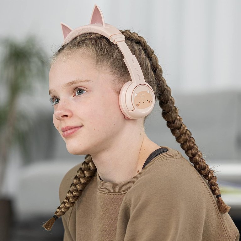 Play Ears Plus Headphone Cat Ears - Rose