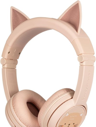 BuddyPhones Play Ears Plus Headphone Cat Ears - Rose product
