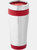 Bullet Elwood Insulated Tumbler (6.9 x 3.3 inches) - Silver/Red