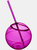 Bullet Fiesta Ball And Straw (Pink) (9.1 x 4.7 inches) - Pink