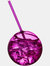 Bullet Fiesta Ball And Straw (Pink) (9.1 x 4.7 inches)